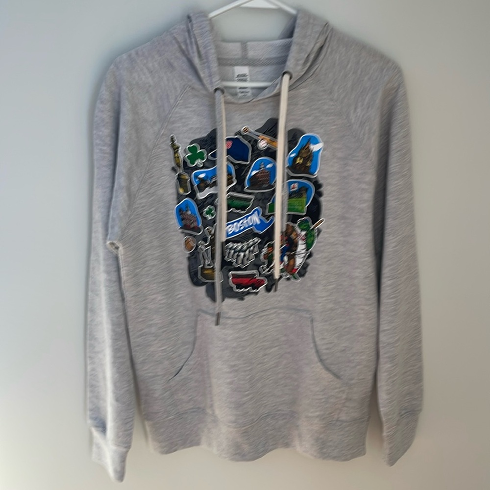 NEW Boston Unisex hoodie Sweatshirt XS